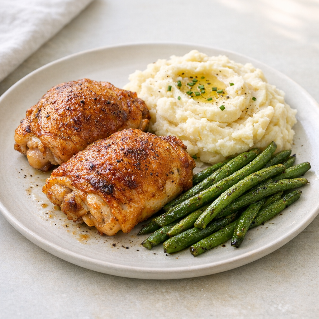 oven baked chicken thighs crispy tips and variations