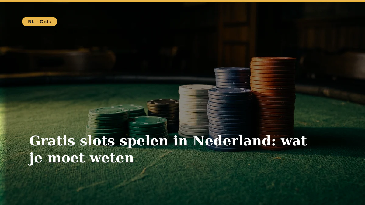 Gratis slots spelen in Nederland: wat je moet weten