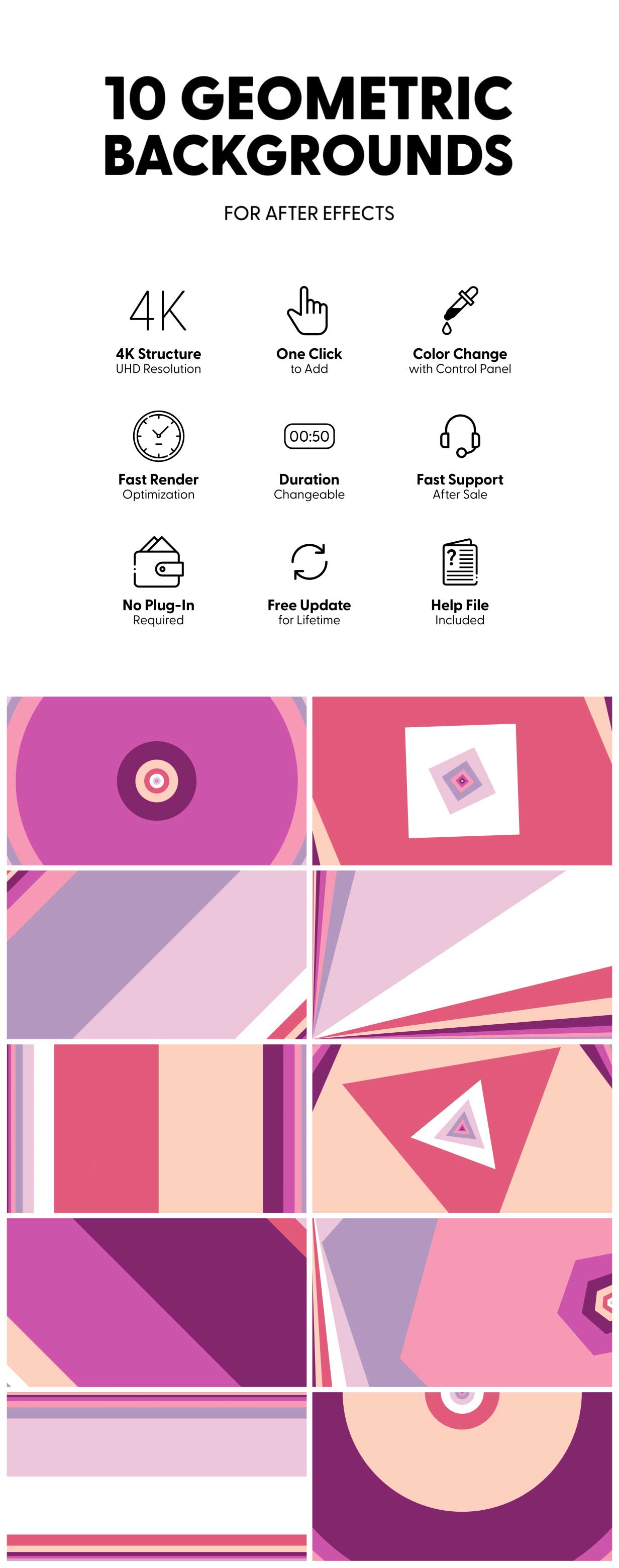 Flat Geometric Backgrounds - 2