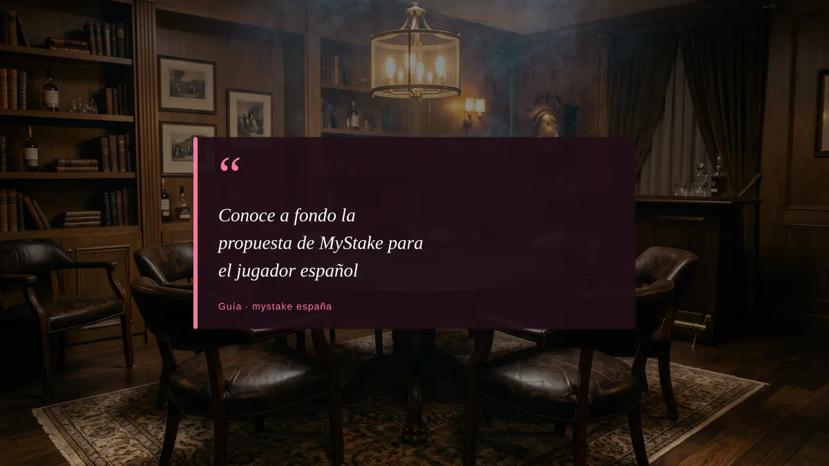 Conoce a fondo la propuesta de MyStake para el jugador español