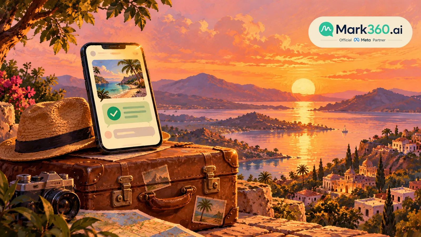 Mark360 WhatsApp automation for travel businesses