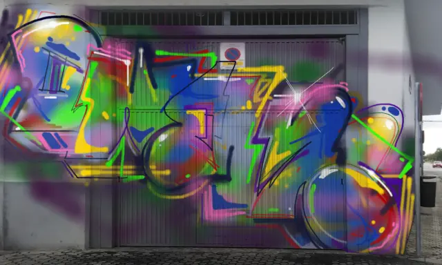 Graffiti artwork by PSYCHO70s