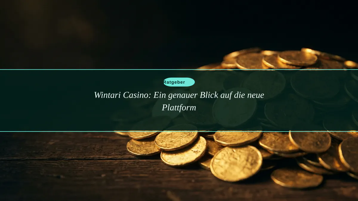 Wintari Casino: Ein genauer Blick auf die neue Plattform
