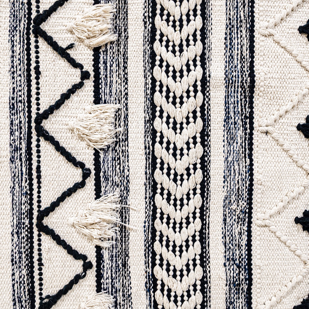 C-008 Round Handmade Cotton Rug