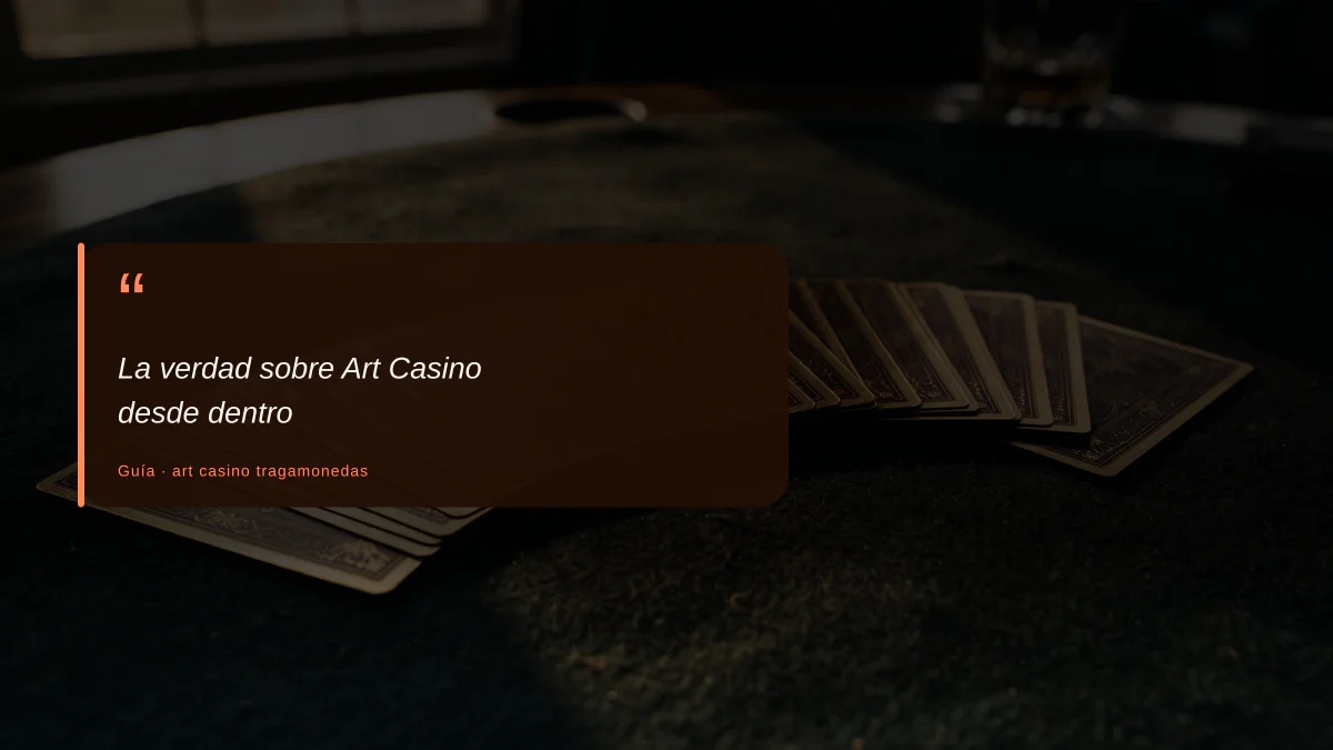La verdad sobre Art Casino desde dentro