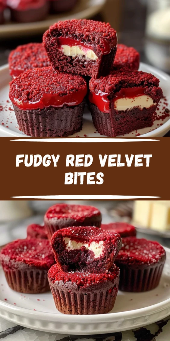 Homemade Red Velvet Brownie Bites – Easy Bite-Sized Dessert Idea