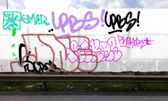 Graffiti artwork by ANESONS