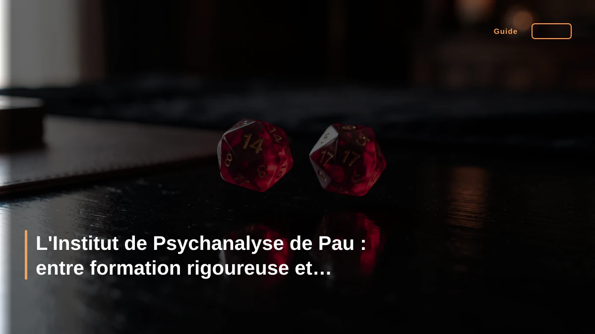 L'Institut de Psychanalyse de Pau : entre formation rigoureuse et accompagnement clinique
