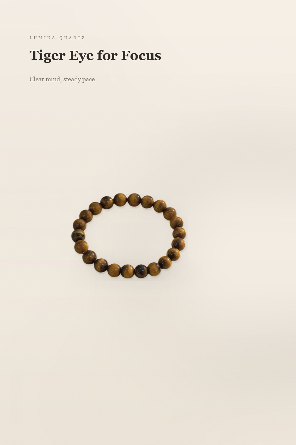 Tiger Eye Confidence Bracelet – Strength & Focus Within | Lumina Quartz