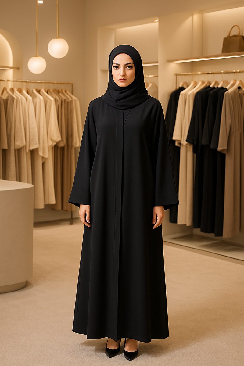 تنسيق عباية خليجية عصرية محتشمة