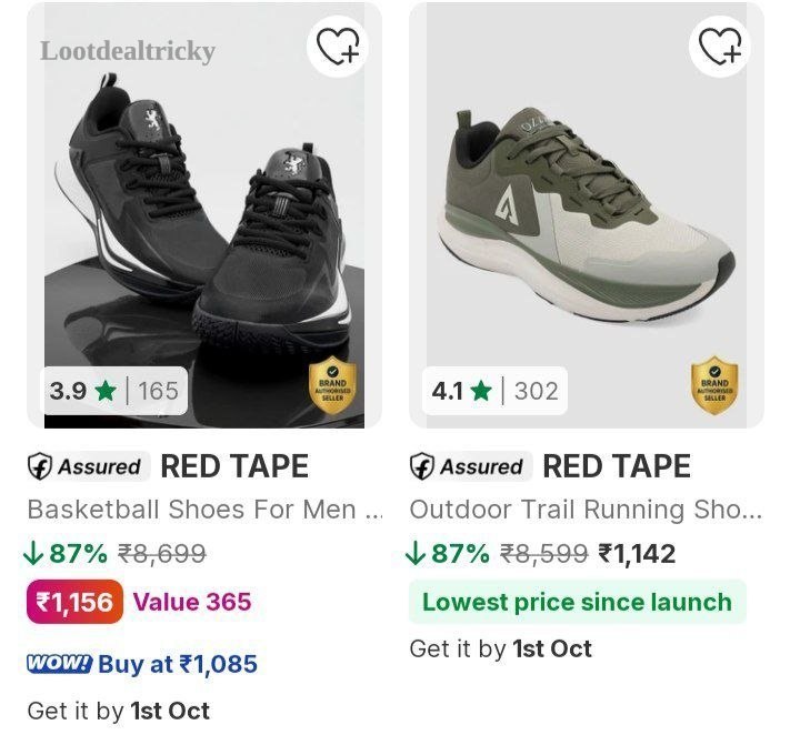 Red Tape Shoes Offer Image