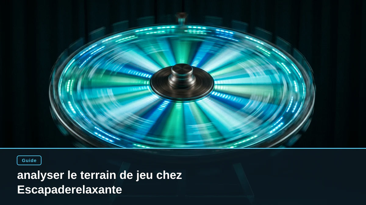 analyser le terrain de jeu chez Escapaderelaxante