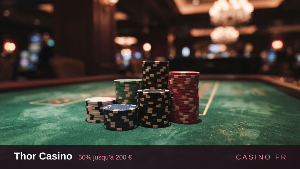 Thor Casino — bonus de bienvenue 50% jusqu’à 200 €