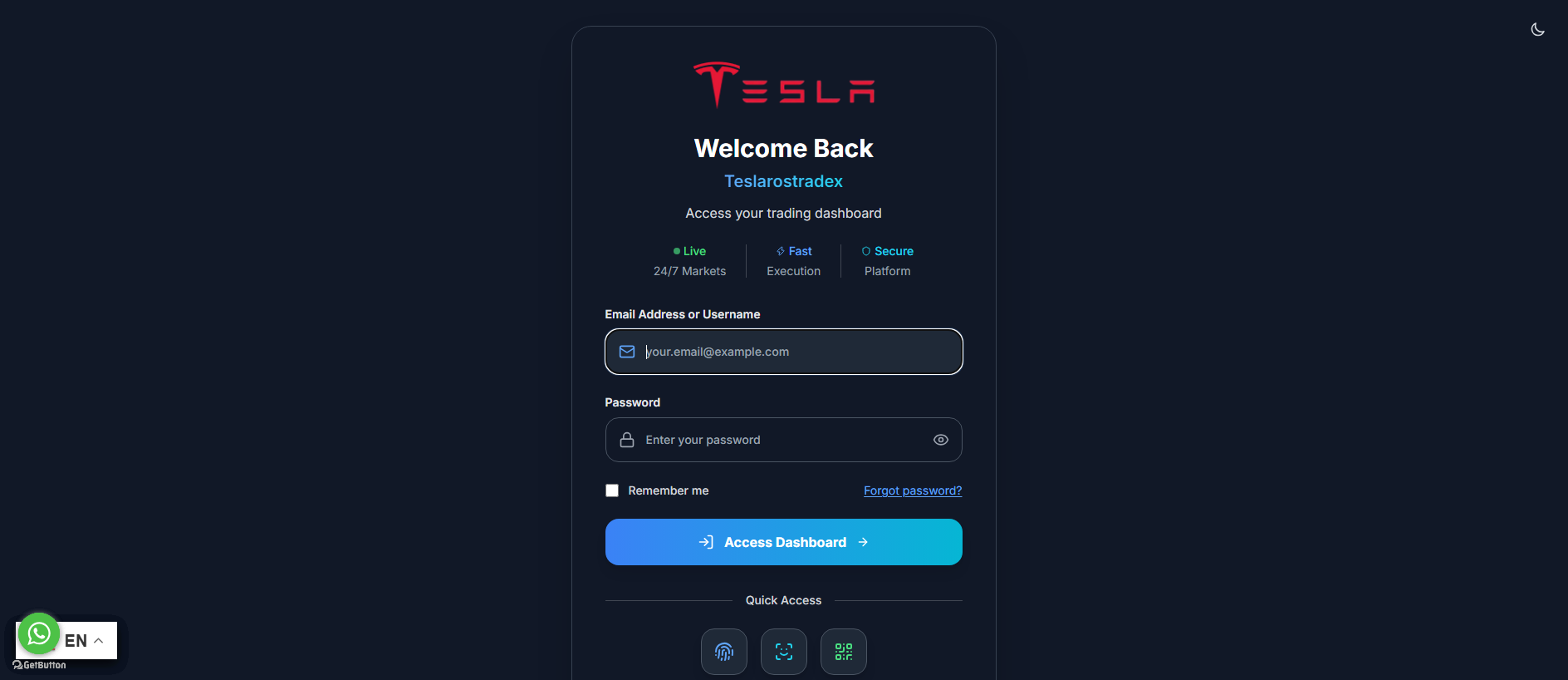 Stored capture of teslarostradex.com