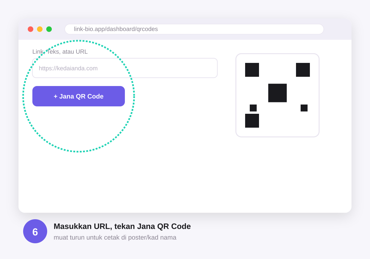 Langkah 6: Jana QR Code