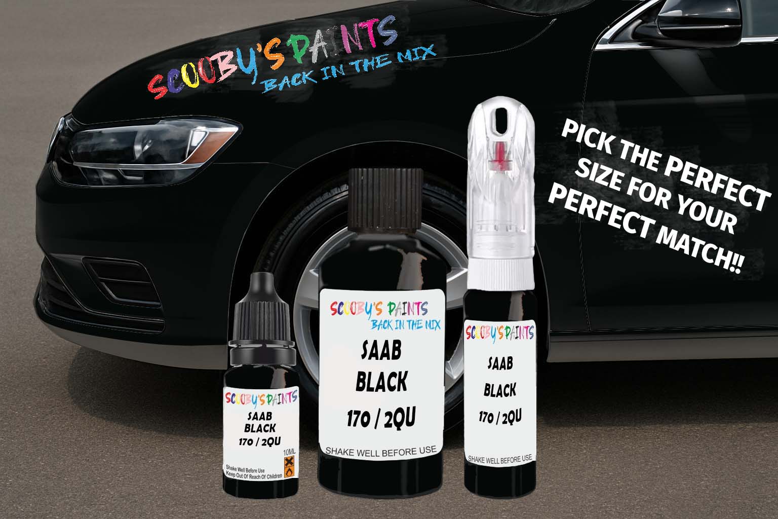 Scooby’s Paints – Saab Triple Touch-Up