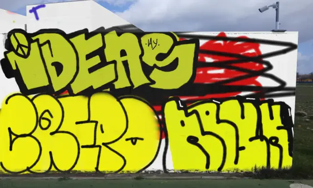 Graffiti artwork by IDEASxARGUE