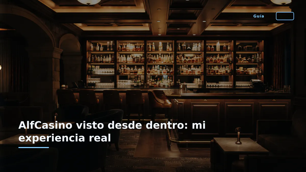 AlfCasino visto desde dentro: mi experiencia real