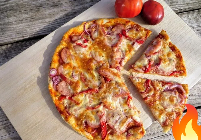 Постер "Молниеносная" пицца из бездрожжевого теста