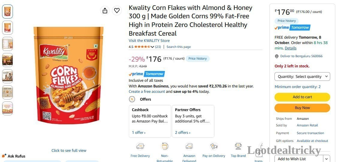 Kwality Corn Flakes | Best Price Drop Today Kwality Corn Flakes | Best Price Drop Today