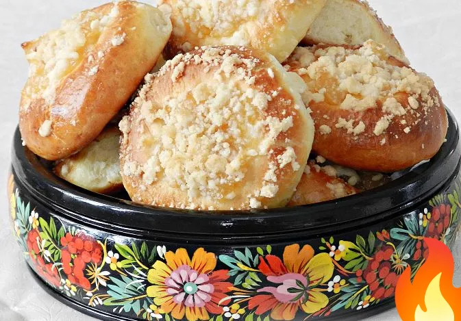 Постер Ватрушки с яблоками