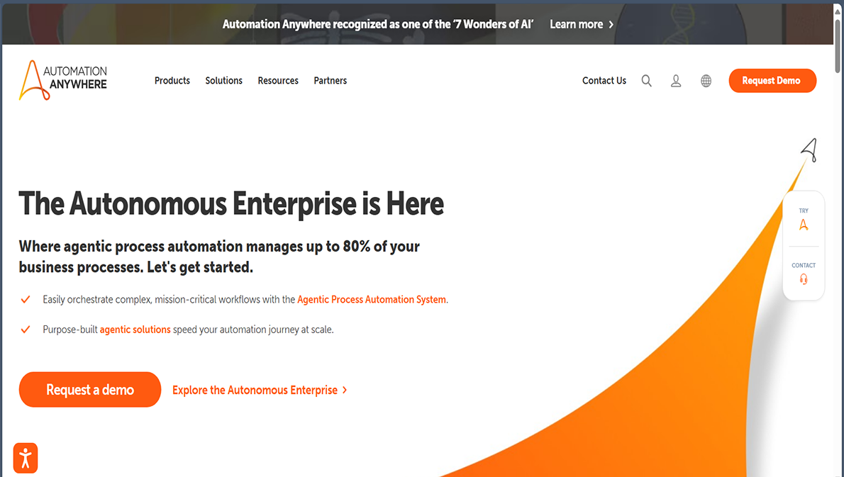 Automation Anywhere Interface Preview