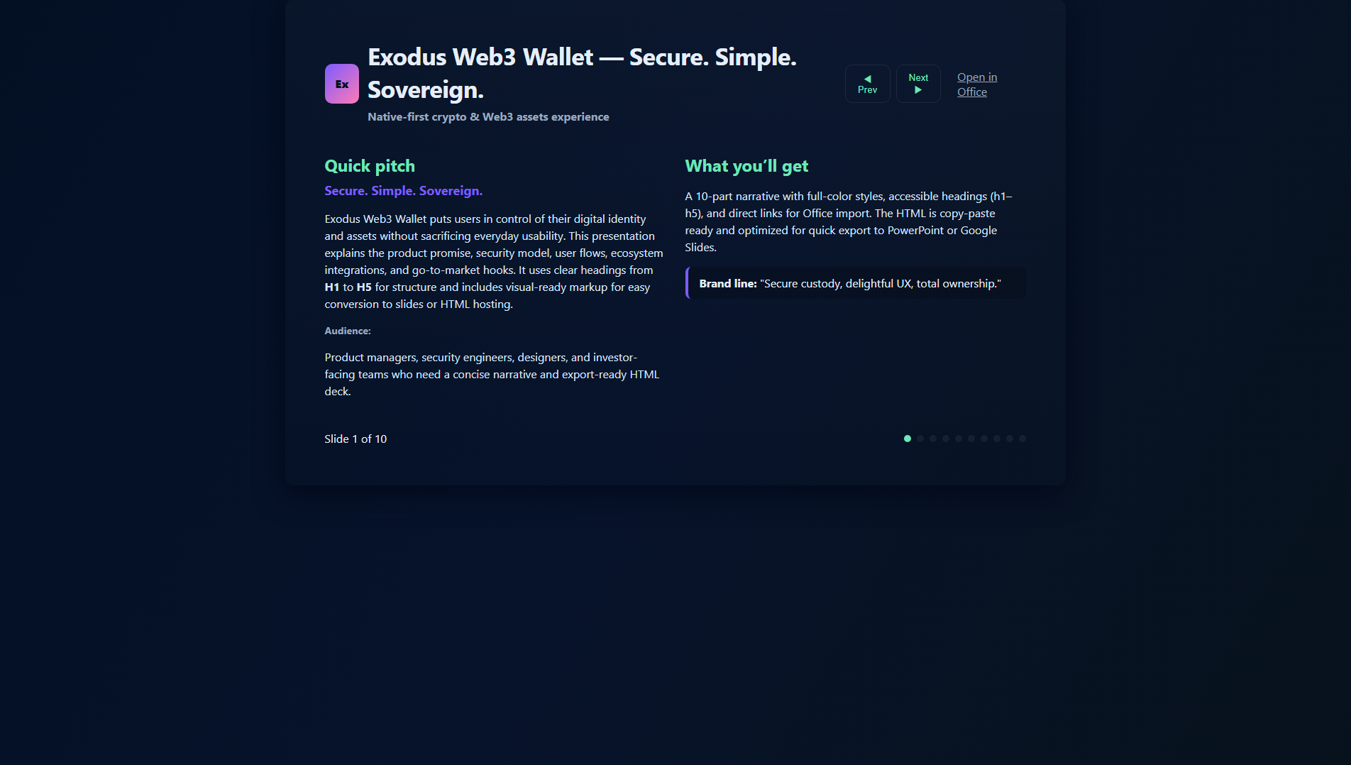 Stored screenshot of doc-exo--dusweb.pages.dev
