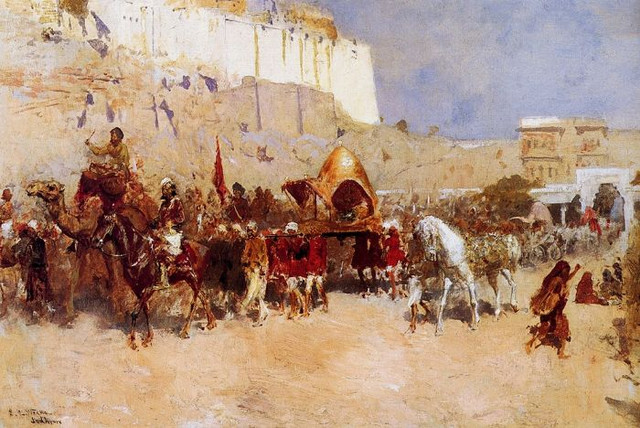 Edwin-Lord-Weeks-Wedding-Procession-In-Jodhpur