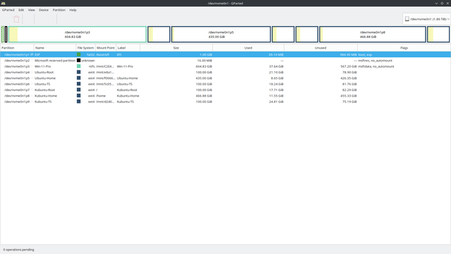 Triple-Boot-Partitions