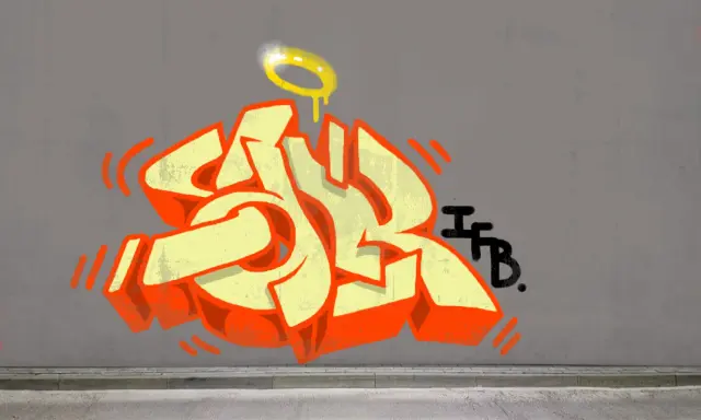 Graffiti artwork by Sark