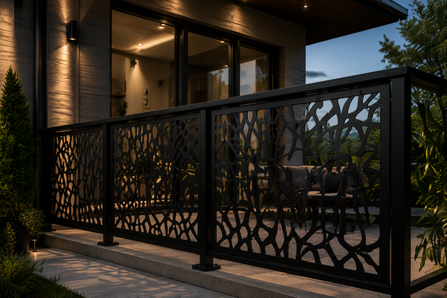 Horizontal railing system