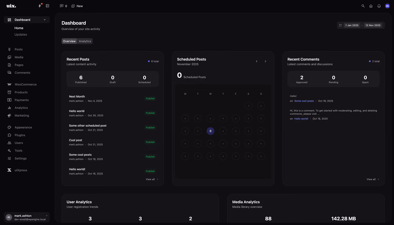 [Resim: modern-wordpress-dashboard.avif]