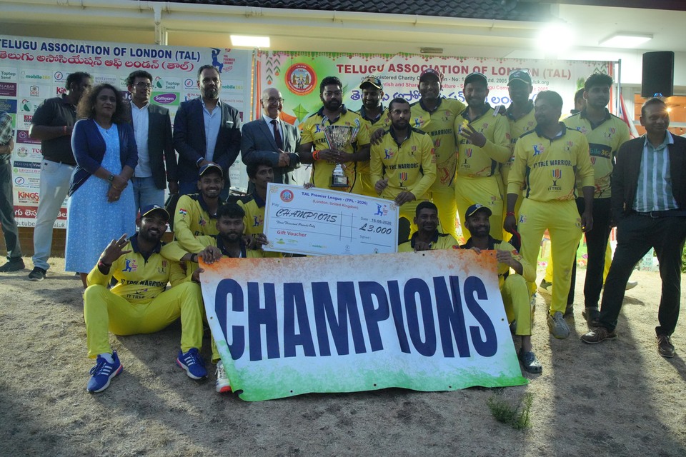 London Telugu Sports News TAL Telugu Premier League 2026 Winners ఉత్సాహంగా ముగిసిన 2026 తాల్ ప్రీమియర్ లీగ్