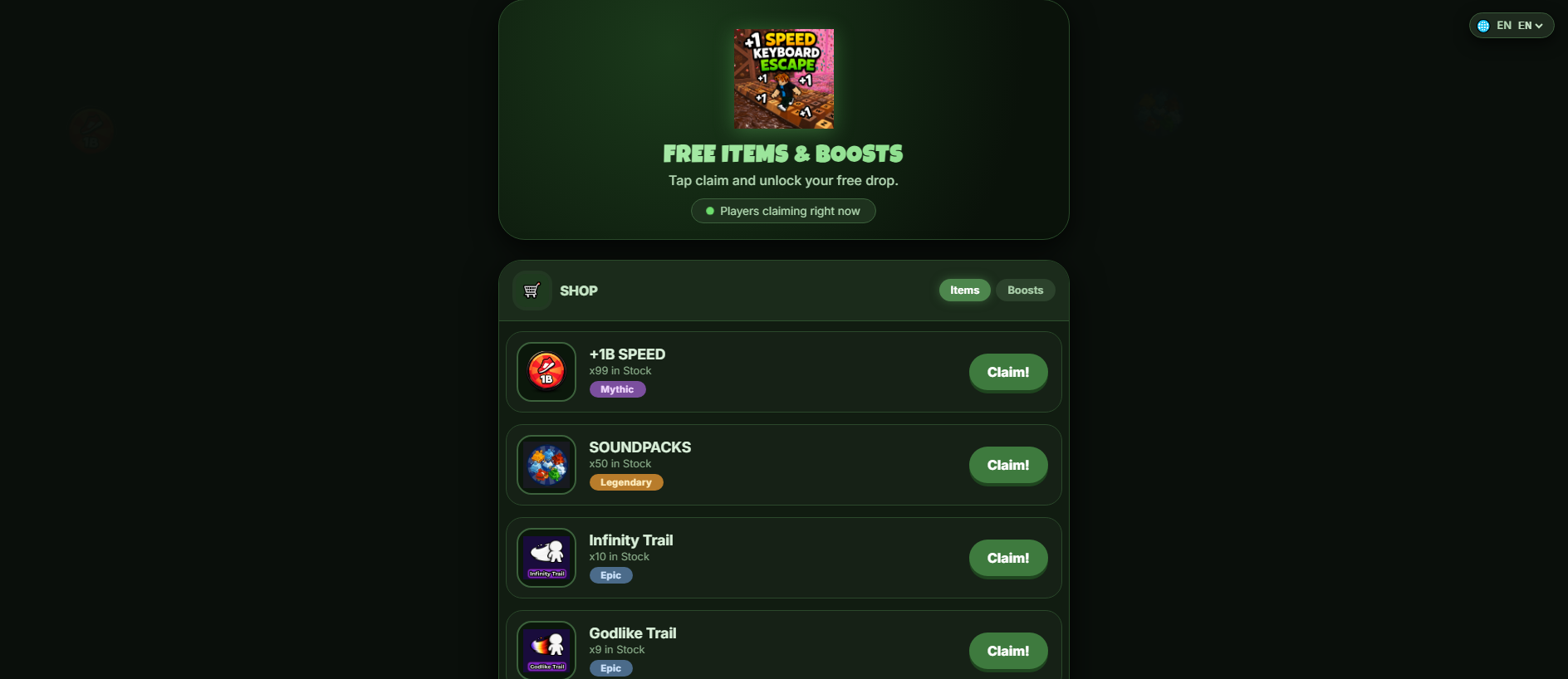 Forensic screenshot of claim1rewards1roblox.blogspot.com showing the phishing page layout