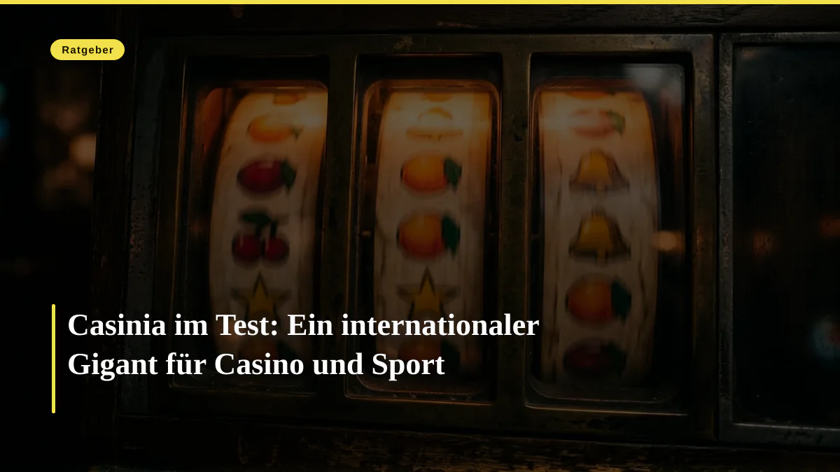 Casinia im Test: Ein internationaler Gigant für Casino und Sport