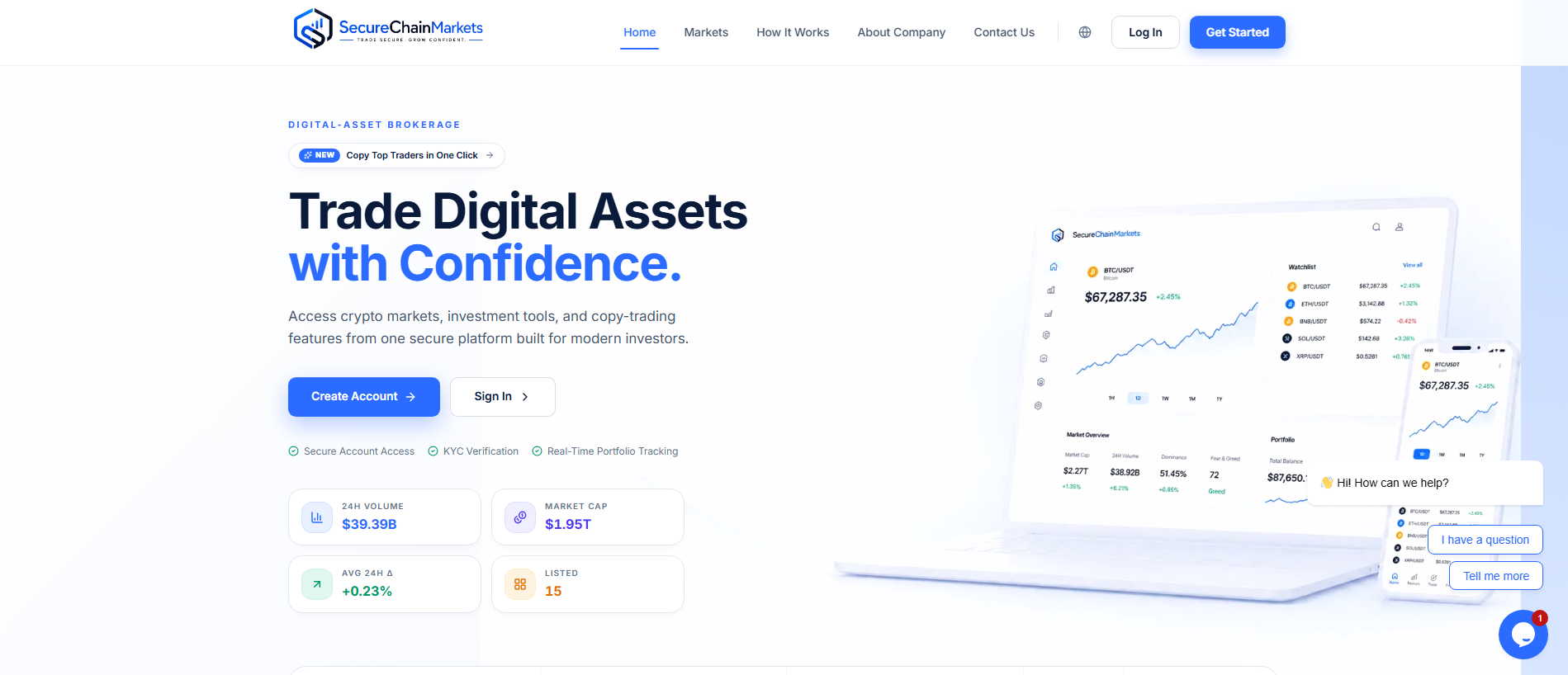 Stored capture of securechainmarkets.com