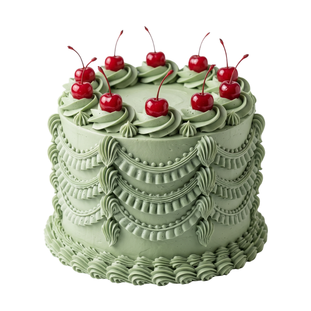 Pistachio Rose Cake
