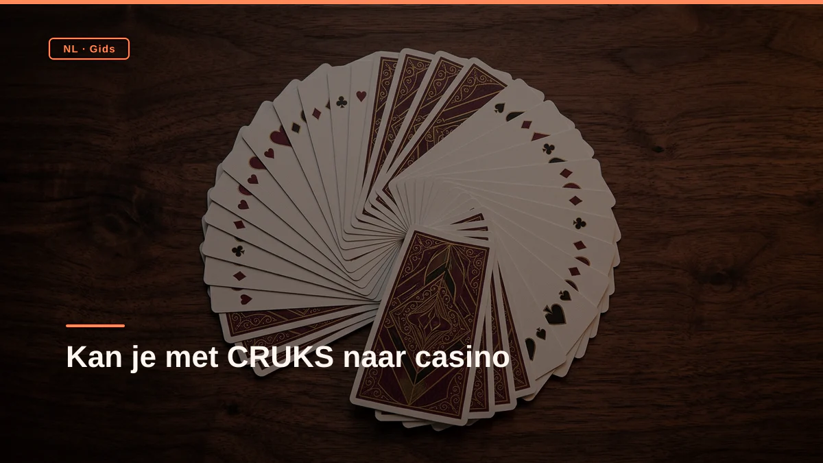 Kan je met CRUKS naar casino