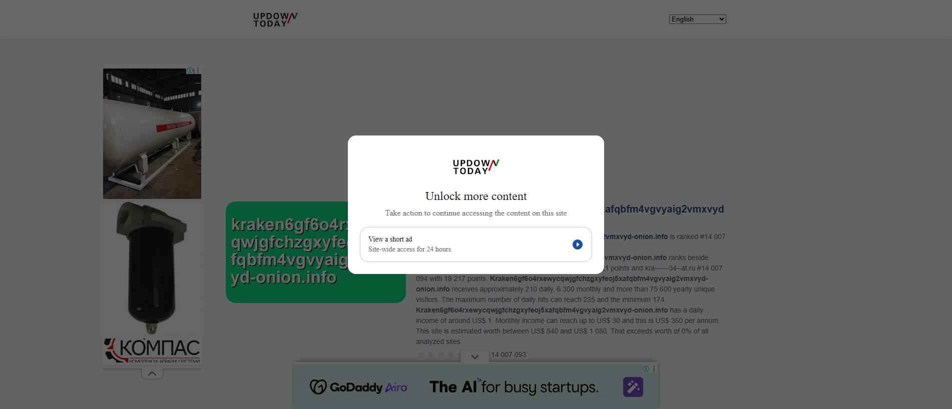 Forensic screenshot of [REDACTED] showing the phishing page layout