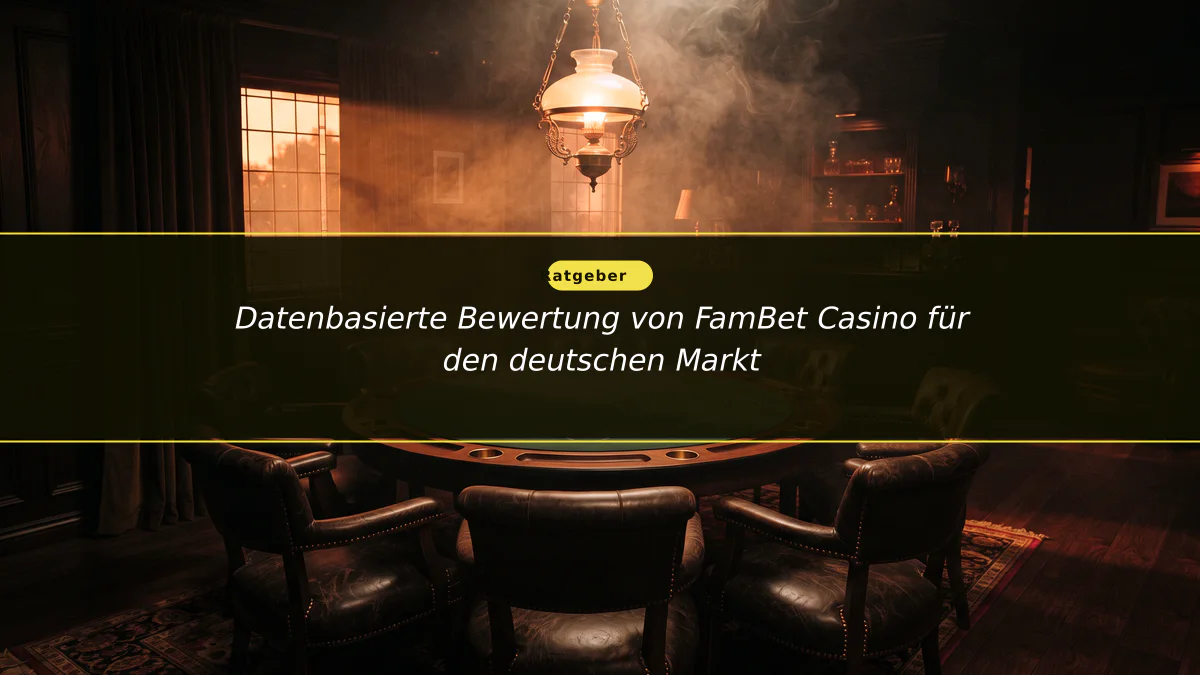 Datenbasierte Bewertung von FamBet Casino für den deutschen Markt