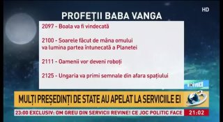 Baba vanga - viitor