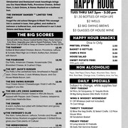 Big Swing Feature Menu