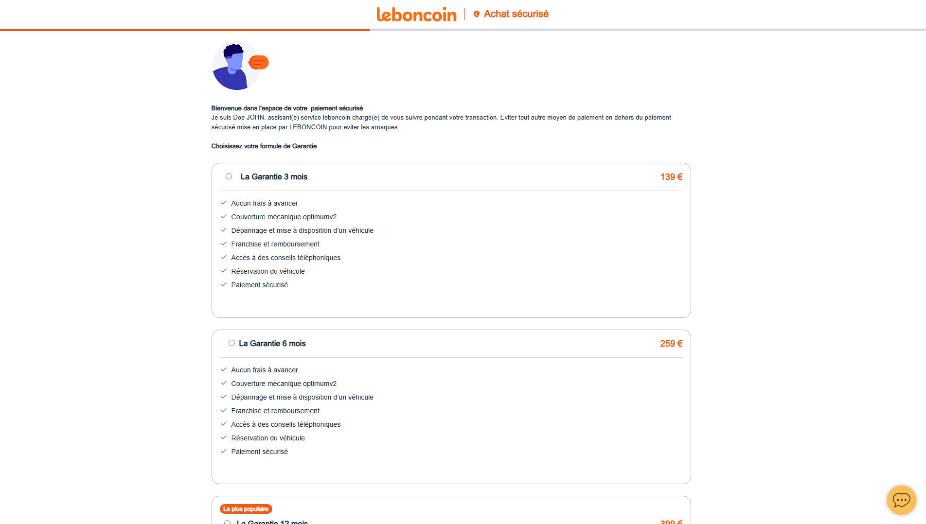 Stored capture of leboncoin.pagereservation.com