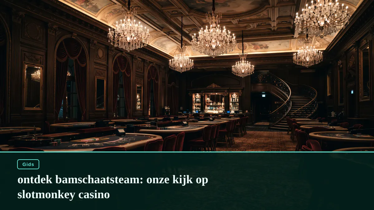ontdek bamschaatsteam: onze kijk op slotmonkey casino
