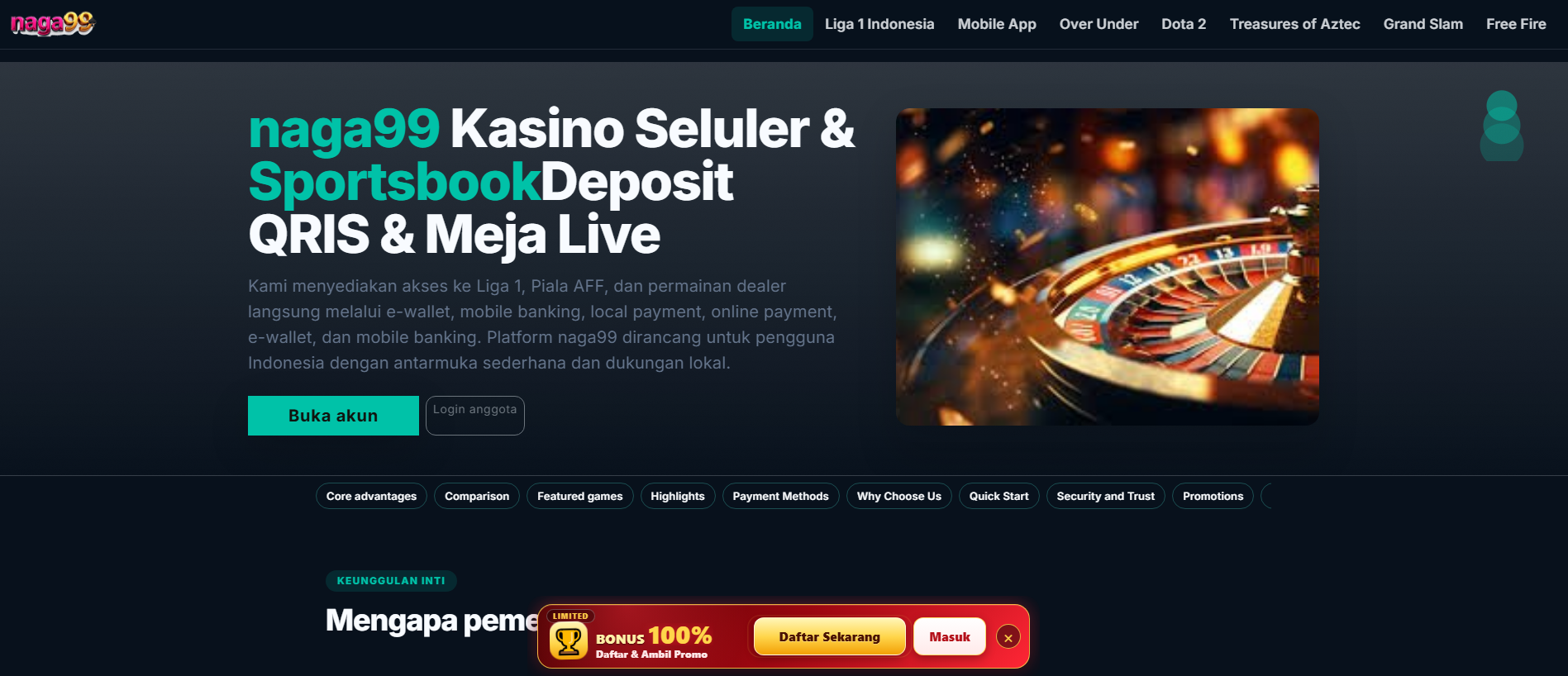 Forensic screenshot of naga99.onl showing the phishing page layout