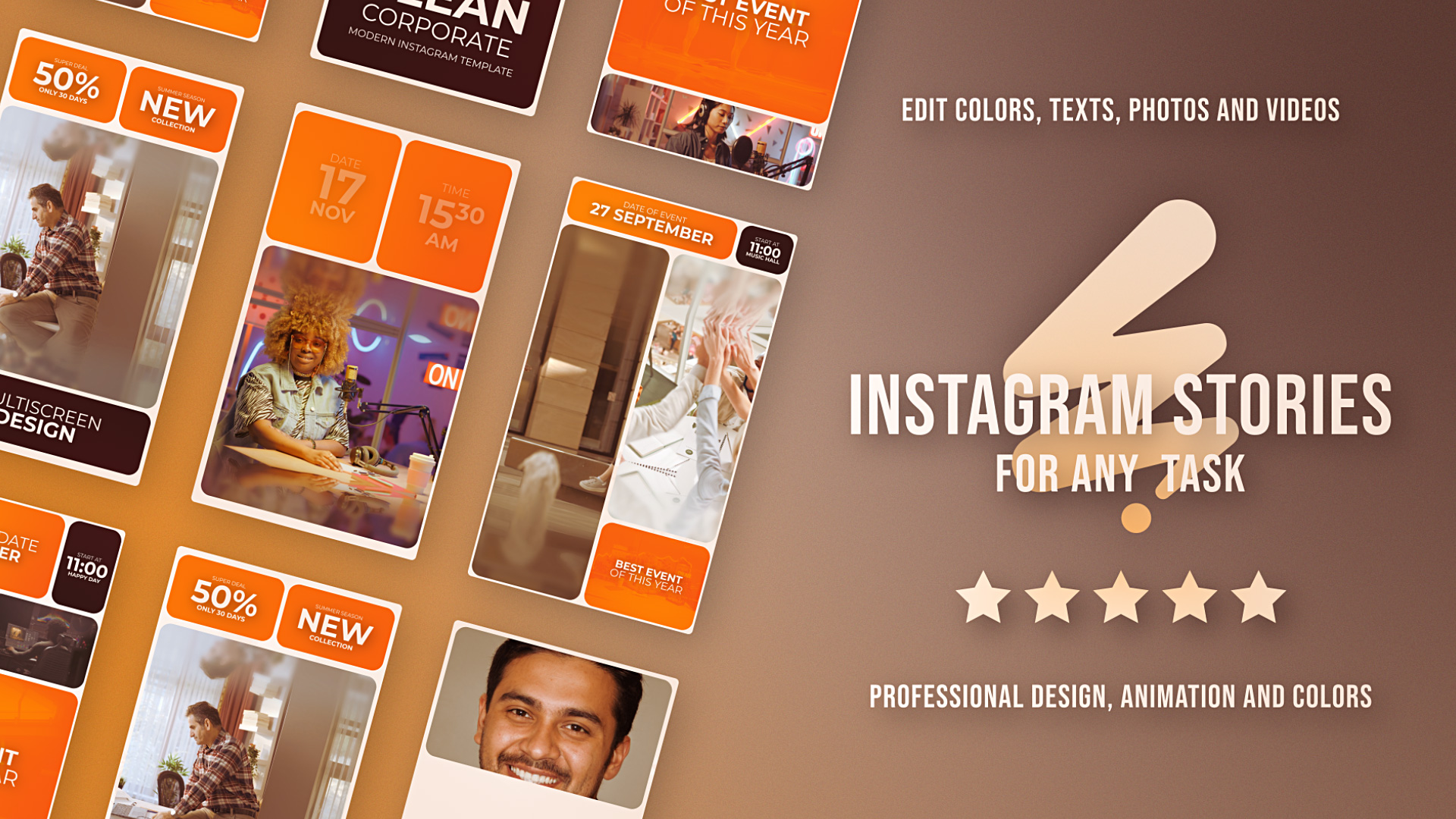 Multi Screen Instagram Reel Split Education E-Learning Event Multi Screen Instagram Reel Split Education E-Learning Event