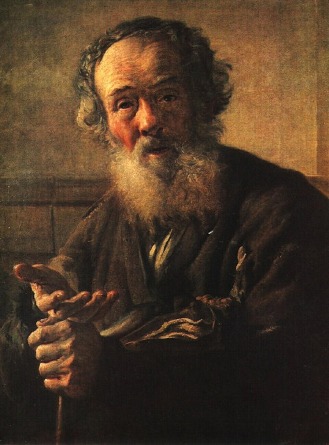 Нищий старик 1823