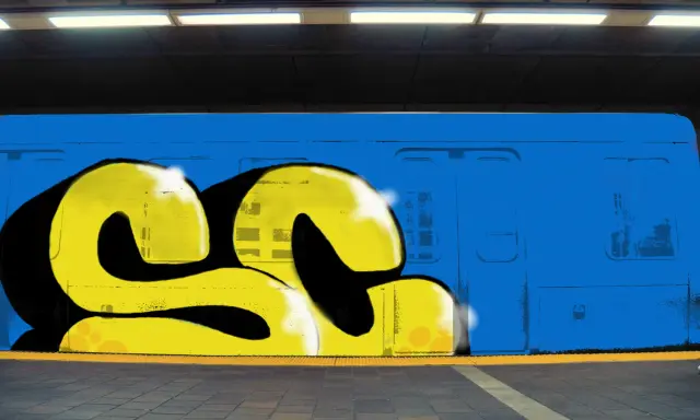 Graffiti artwork by 3OPK