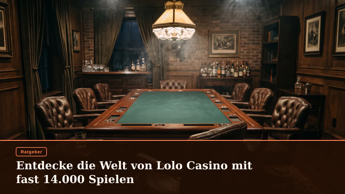 Entdecke die Welt von Lolo Casino mit fast 14.000 Spielen