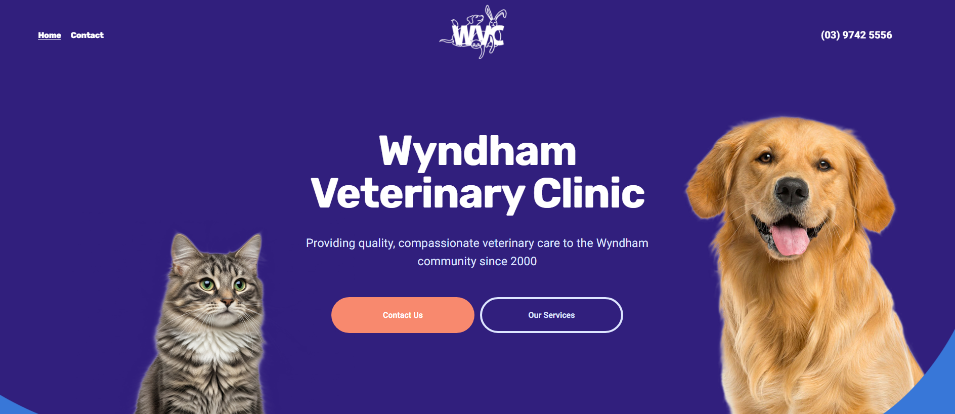 Stored capture of wyndhamvet.live